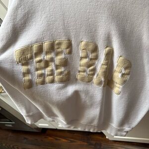 The Bar Cream Embroidered Sweatshirt